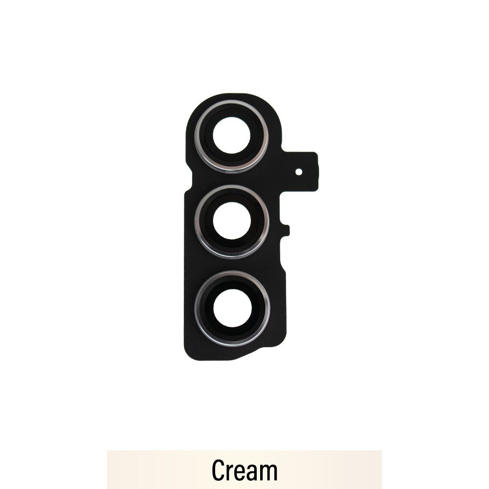 Rear Camera Lens with Bezel for Samsung Galaxy S23 S911B / S23 Plus S916B-Cream Rear Camera Lens with Bezel for Samsung Galaxy S23 S911B / S23 Plus S916B-Cream